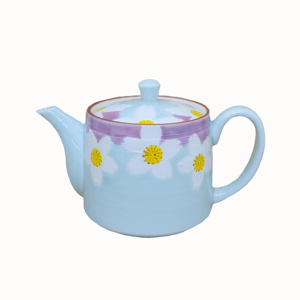 Amazon | 急須 有田焼 波佐見焼 一珍花ポット（紫） 桜 鮮やか｜和食器